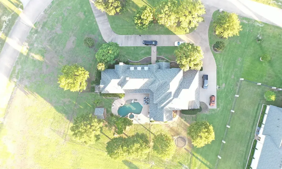 New shingle roof installation on a home in San Diego Country Estates